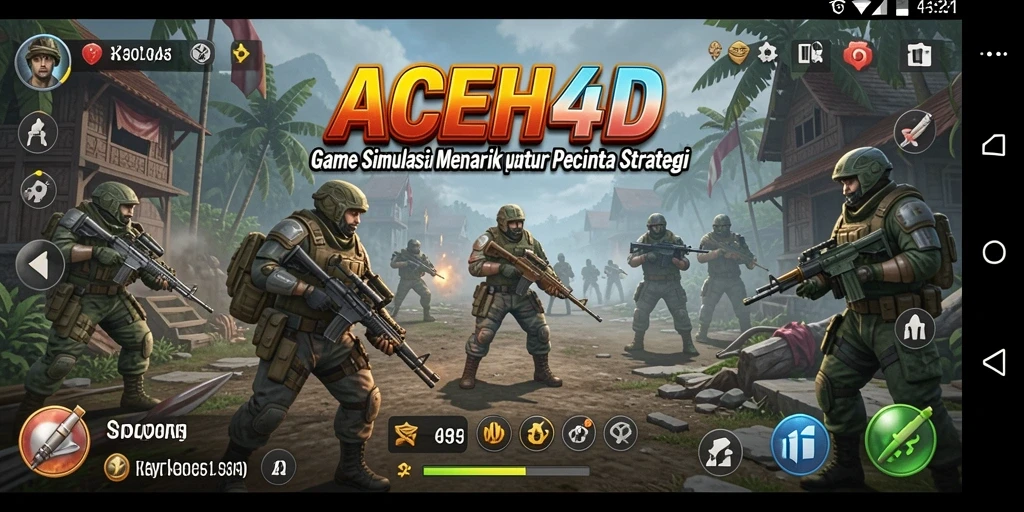 Tampilan gameplay ACEH4D yang menakjubkan dan menarik.