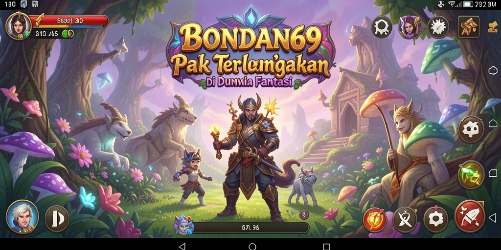 Tampilan gameplay seru di dunia petualangan BONDAN69